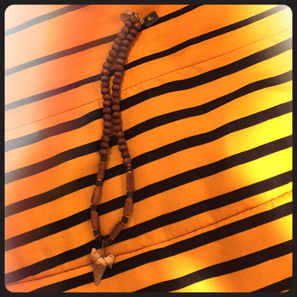 Shark tooth necklace